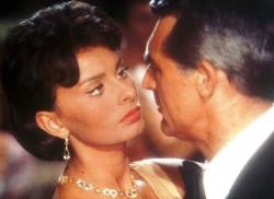 Sophia Loren and Cary Grant in Houeboat.