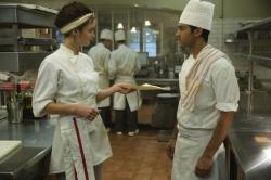 Charlotte Le Bon and Manish Dayal in The Hundred-Foot Journey.