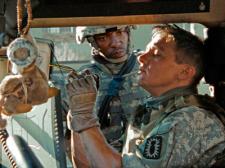 Anthony Mackie and Jeremy Renner in The Hurt Locker Anthony Mackie and Jeremy Renner in The Hurt Locker