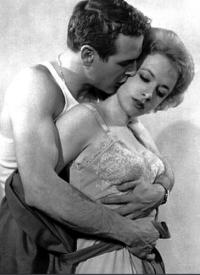 Paul Newman and Piper Laurie in The Hustler Paul Newman and Piper Laurie in The Hustler
