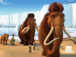 The entire gang in Ice Age 2: The Meltdown.