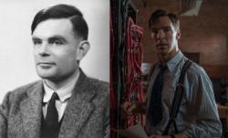 Alan Turing and Benedict Cumberbatch