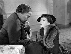 Louise Beavers and Claudette Colbert in Imitation of Life