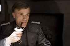 Christoph Waltz as the chillingly evil Colonel Hans Landa.