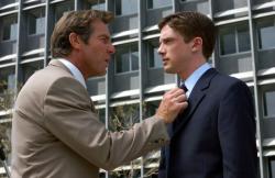 Dennis Quaid and Topher Grace in In Good Company.