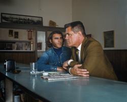 Joaquin Phoenix and Josh Brolin in Inherent Vice. Joaquin Phoenix and Josh Brolin in Inherent Vice.