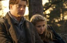 Brendan Fraser and newcomer Eliza Bennett in Inkheart. Brendan Fraser and newcomer Eliza Bennett in Inkheart.