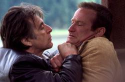 Al Pacino and Robin Williams in Insomnia. Al Pacino and Robin Williams in Insomnia.
