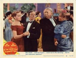 Judy Garland, Buster Keaton, S.Z. Sakall and Spring Byington dance in a still from In the Good Old Summertime. Judy Garland, Buster Keaton, S.Z. Sakall and Spring Byington dance in a still from In the Good Old Summertime.