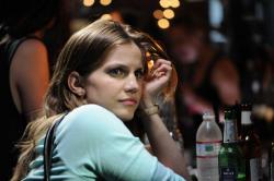 The grown-up Anna Chlumsky in In the Loop. The grown-up Anna Chlumsky in In the Loop.