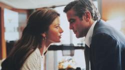 Catherine Zeta-Jones and George Clooney in Intolerable Cruelty. Catherine Zeta-Jones and George Clooney in Intolerable Cruelty.