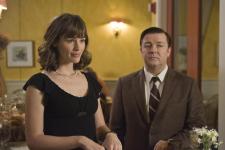 Jennifer Garner and Ricky Gervais in The Invention of Lying. Jennifer Garner and Ricky Gervais in The Invention of Lying.