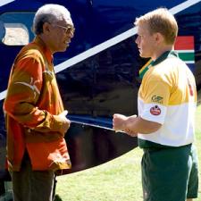 Morgan Freeman and Matt Damon.