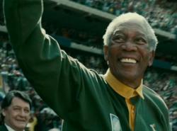 Morgan Freeman is good as Nelson Mandela but the accent comes and goes.