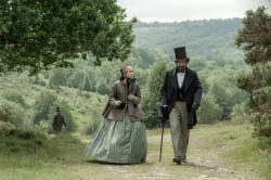 Felicity Jones and Ralph Fiennes in The Invisible Woman. Felicity Jones and Ralph Fiennes in The Invisible Woman.