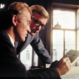 Gordon Jackson and Michael Caine in The Ipcress File