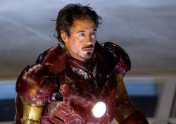 Robert Downey Jr. in Iron Man.