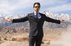 Robert Downey Jr. in Iron Man.