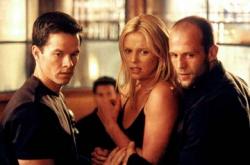 Mark Wahlberg, Charlize Theron and Jason Statham in The Italian Job. Mark Wahlberg, Charlize Theron and Jason Statham in The Italian Job.