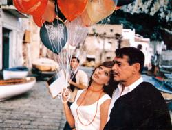 Sophia Loren and Clark Gable in It Started in Naples. Sophia Loren and Clark Gable in It Started in Naples.