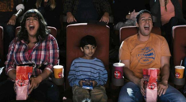 Adam Sandler, Rohan Chand and Adam Sandler in Jack and Jill. Adam Sandler, Rohan Chand and Adam Sandler in Jack and Jill.