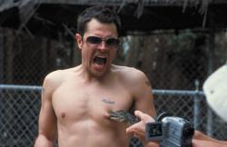 Johnny Knoxville in Jackass: The Movie. Johnny Knoxville in Jackass: The Movie.