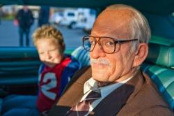 Jackson Nicoll and Johnny Knoxville in Bad Grandpa.