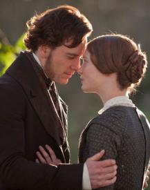 Michael Fassbender and Mia Wasikowska in Jane Eyre Michael Fassbender and Mia Wasikowska in Jane Eyre