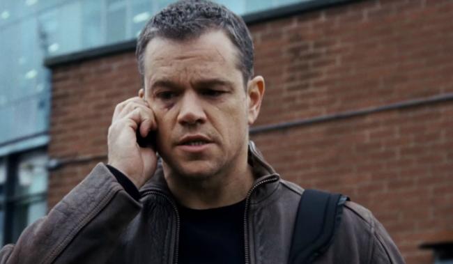 Matt Damon in Jason Bourne.