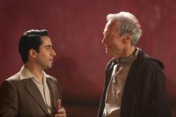 John Lloyd Young and Clint Eastwood filming Jersey Boys