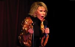 The fearless Joan Rivers performs. The fearless Joan Rivers performs.
