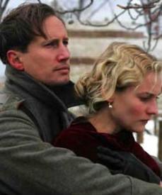 Benno Furmann and Diane Kruger in Joyeux Noel.