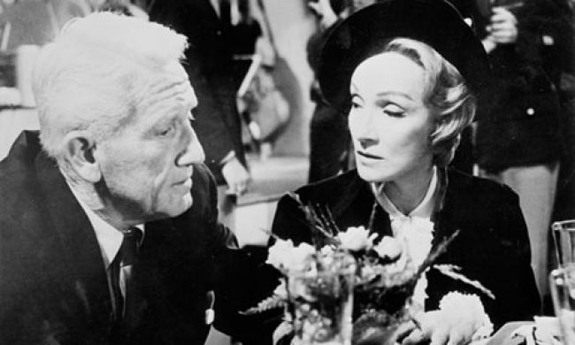 Spencer Tracy and Marlene Dietrich in Judgement at Nuremberg