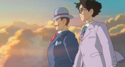 Stanley Tucci and Joseph Gordon-Levitt voice Count Caproni and Jiro Horikoshi in The Wind Rises. Stanley Tucci and Joseph Gordon-Levitt voice Count Caproni and Jiro Horikoshi in The Wind Rises.