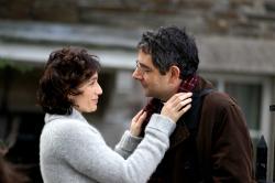 Kristin Scott Thomas and Rowan Atkinson in Keeping Mum.