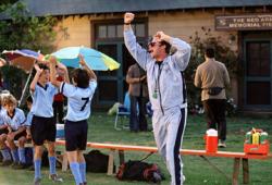 Will Ferrell as Phil Weston coaching The Tigers.  