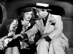 Bette Davis and Edward G. Robinson in Kid Galahad.