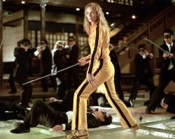 Uma Thurman in Kill Bill: Volume 1. Uma Thurman in Kill Bill: Volume 1.