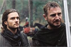 Orlando Bloom and Liam Neeson in Kingdom of Heaven.