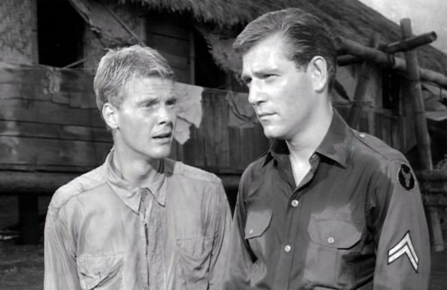 James Fox and George Segal in King Rat.