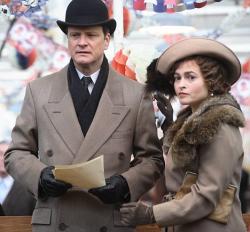 Colin Firth and Helena Bonham Carter as the Duke and Duchess of York.