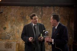 Colin Firth and Geoffrey Rush in The King's Speech.