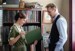 Laura Linney and Liam Neeson in Kinsey. Laura Linney and Liam Neeson in Kinsey.