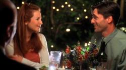 Jennifer Westfeldt and Jon Hamm in Kissing Jessica Stein. Jennifer Westfeldt and Jon Hamm in Kissing Jessica Stein.