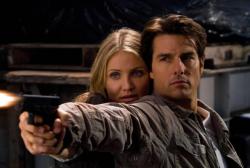 Cameron Diaz and Tom Cruise in Knight and Day.