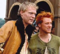 Paul Bettany and Alan Tudyk in A Knight's Tale. Paul Bettany and Alan Tudyk in A Knight's Tale.
