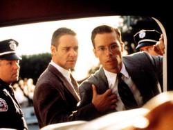 Russell Crowe and Guy Pearce in L.A. Confidential.