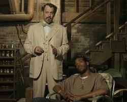 Tom Hanks and Marlon Wayans in The Ladykillers.