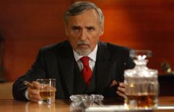 Dennis Hopper in Land of the Dead. Dennis Hopper in Land of the Dead.