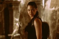 Angelina Jolie in Lara Croft: Tomb Raider.